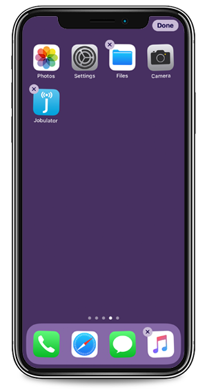 Deleting the Jobulator App (iOS) - Frontline Jobulator